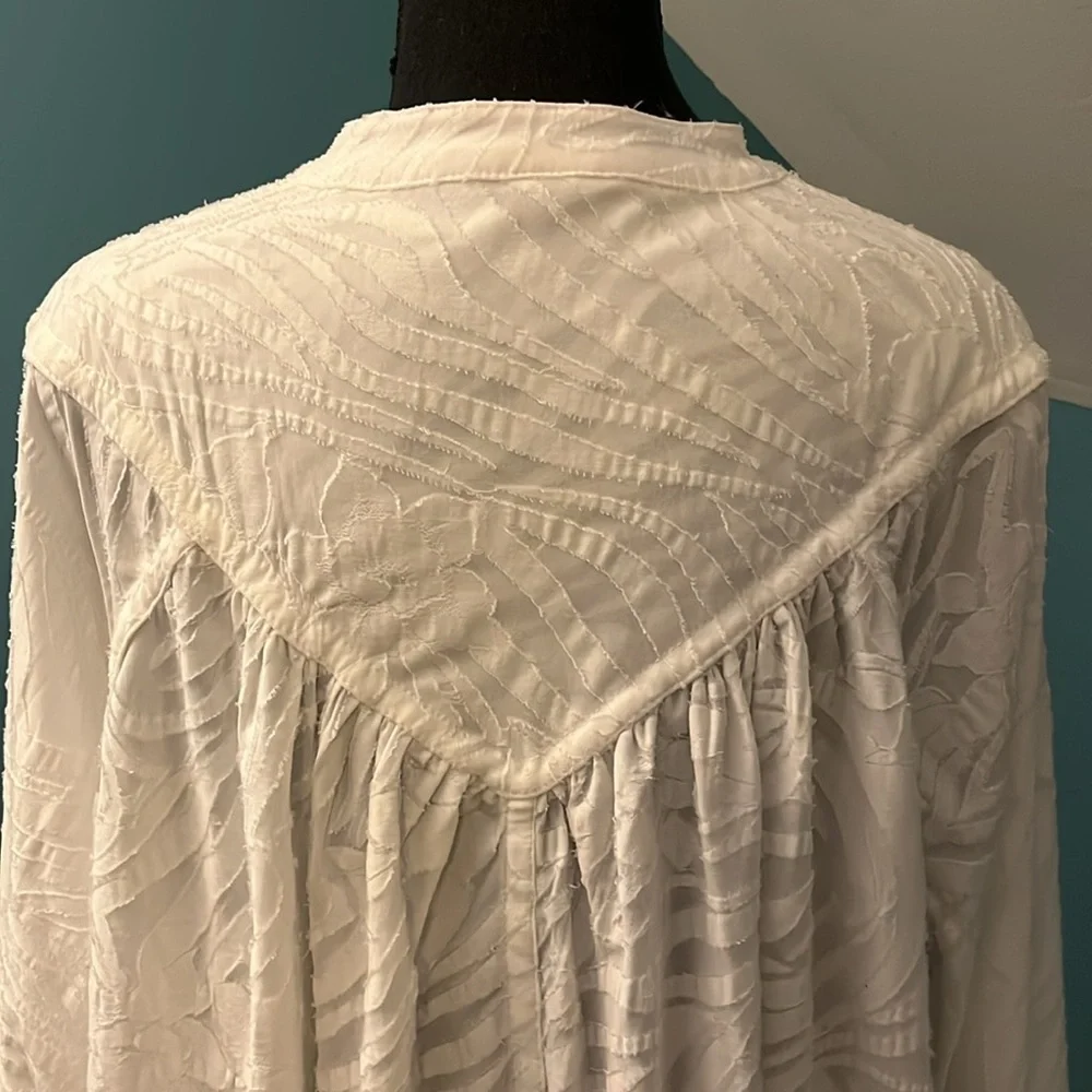 NEW Free People Can’t Stop Dreaming White Tunic Size Small